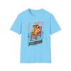 Unisex Softstyle T-Shirt Manga Duck Lifeguard Funny Summer Cartoon Animal