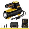 Turbo Port 200 Digital Tyre Inflator and Puncture Repair Kit for Cars with DC12V, 22mm Cylinder, 120Watts Power, Upto 150 PSI, LED Light, Auto Cut-Off