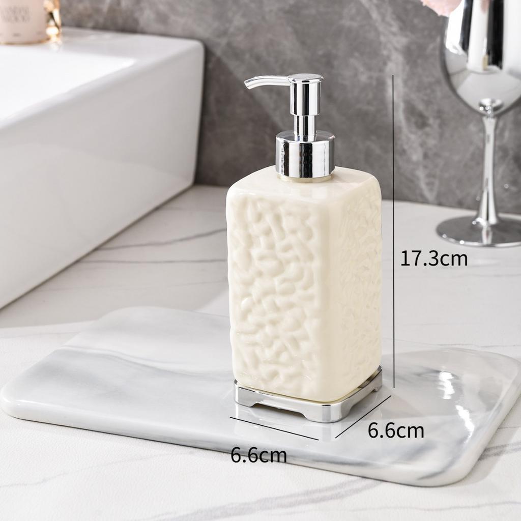 550ml Plastic Cheese Lotion Bottle Luxury Shampoo Shower Gel Hand Sanitizer Household Bathroom Counter Press Soap Dispenser