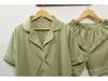 Korean Style Kids' Cotton Family Matching Pajama Set - Short Sleeve Girls & Boys Edition