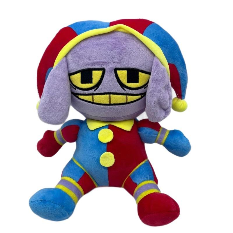 The Circus Anime Peripherals Toy Jax with Frog Figure Puppet Jax Pomni Figurine Cotton Doll Decoration Collection Toys Gifts