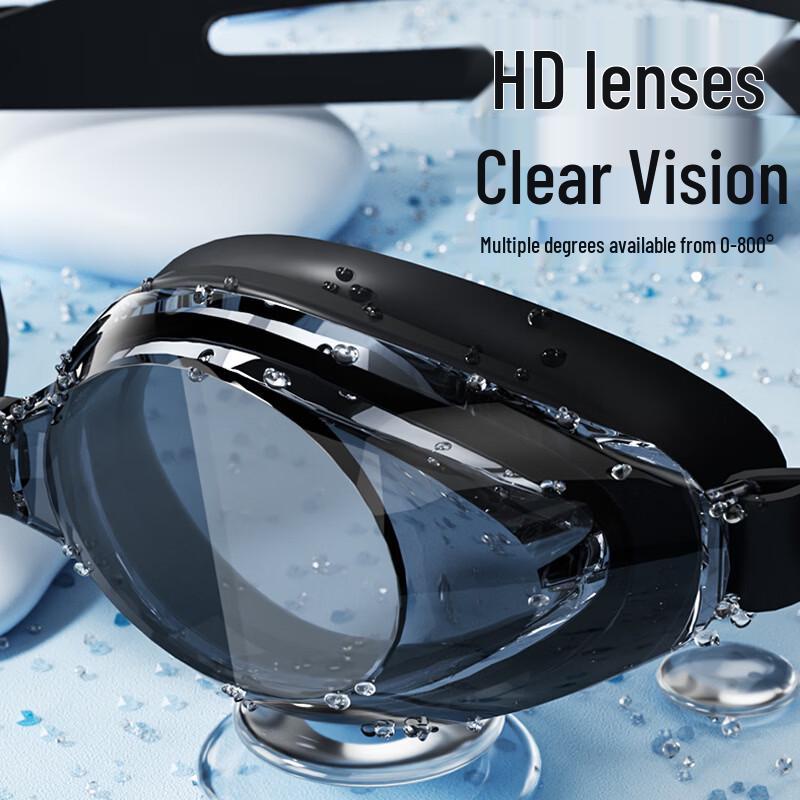SEA WING Large Frame HD Anti-Fog Swimming Goggles