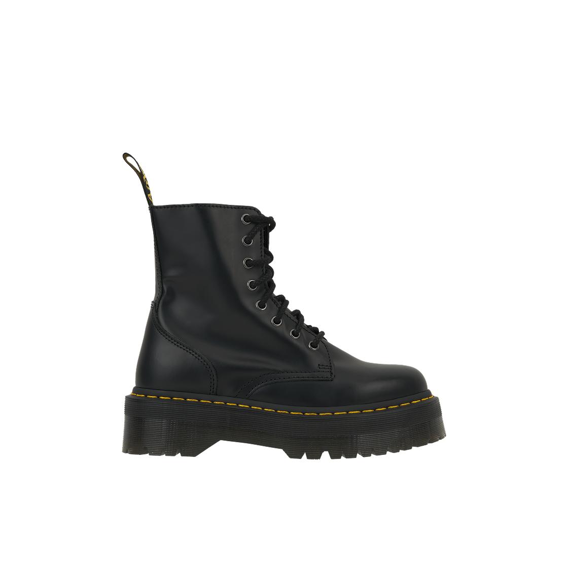 Доктор. Черные мужские кроссовки Martens Jadon Smooth Leather Platform на платформе 15265001 38