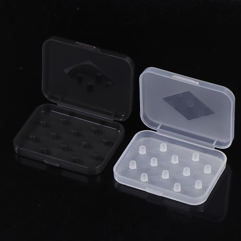 Eartips Plastic Box Earplugs Packing Box Earphone Tips Memory Foam Case Earphone Accessories Organizer Box Storage Bag