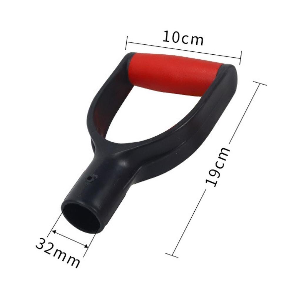 Shovel Grip Handle Replacement PP Spade Snow Shovel Replacement for Digging Raking Gardening Tool Garden Digging Raking Tools