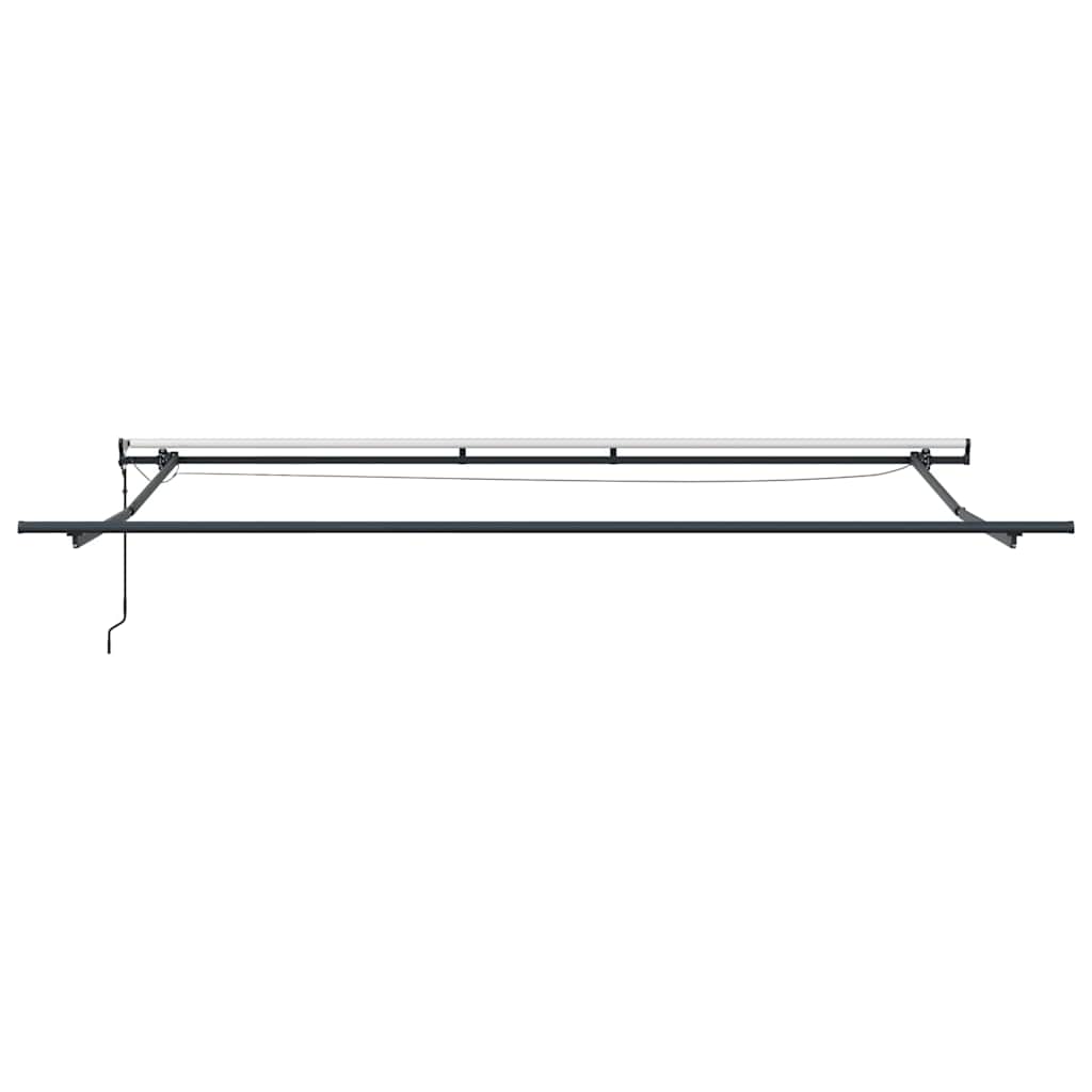 Retractable Awning Multicolor 400 X 350 Cm Polyester