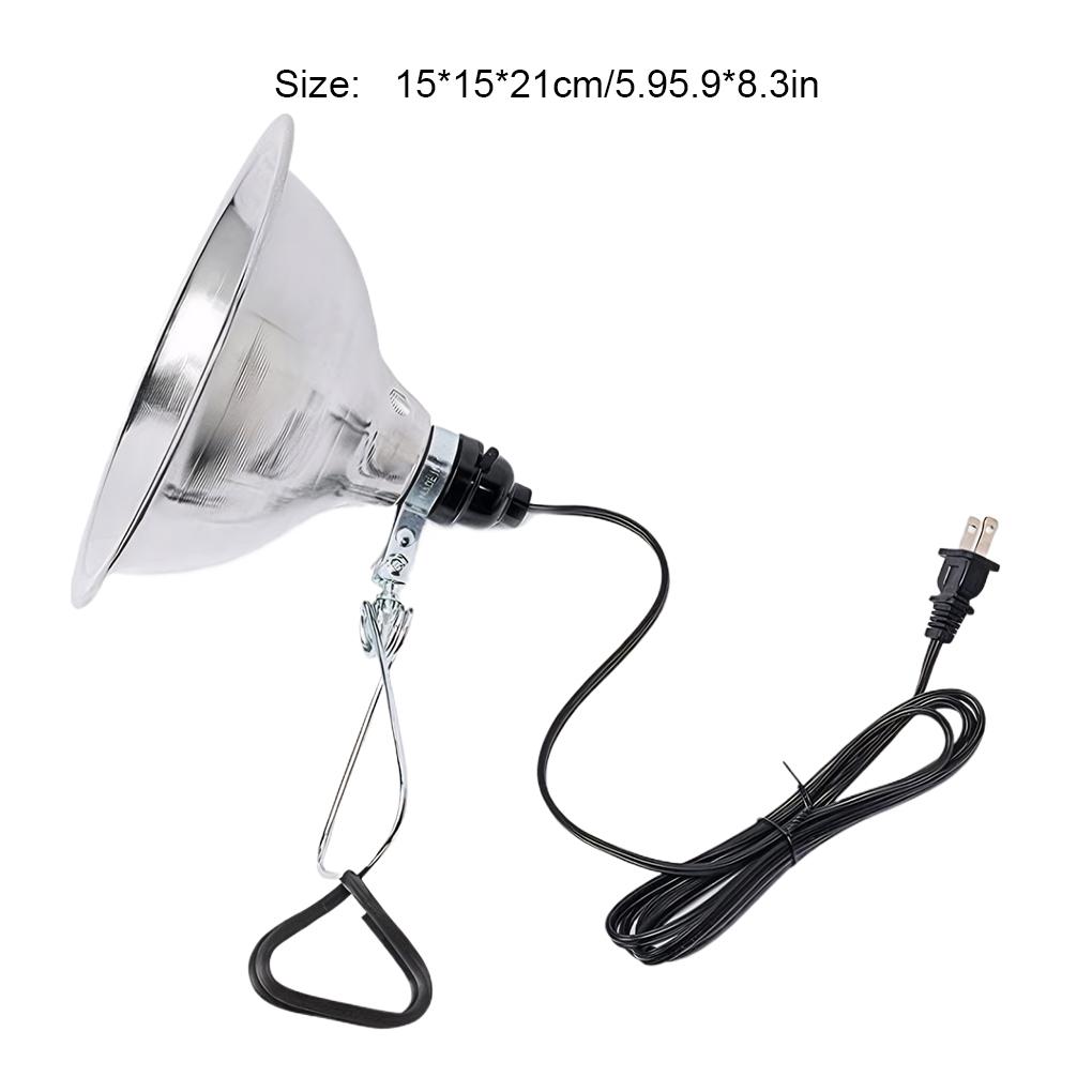 Aluminum Alloy Lamp Bases Clamp Light Strong And Durable E26 Universal Interface Heat Lamps 5.5 Inch