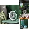 Stylish Colorful Led Desk Fan Portable Usb Rechargeable Mini Fan For Home And Office