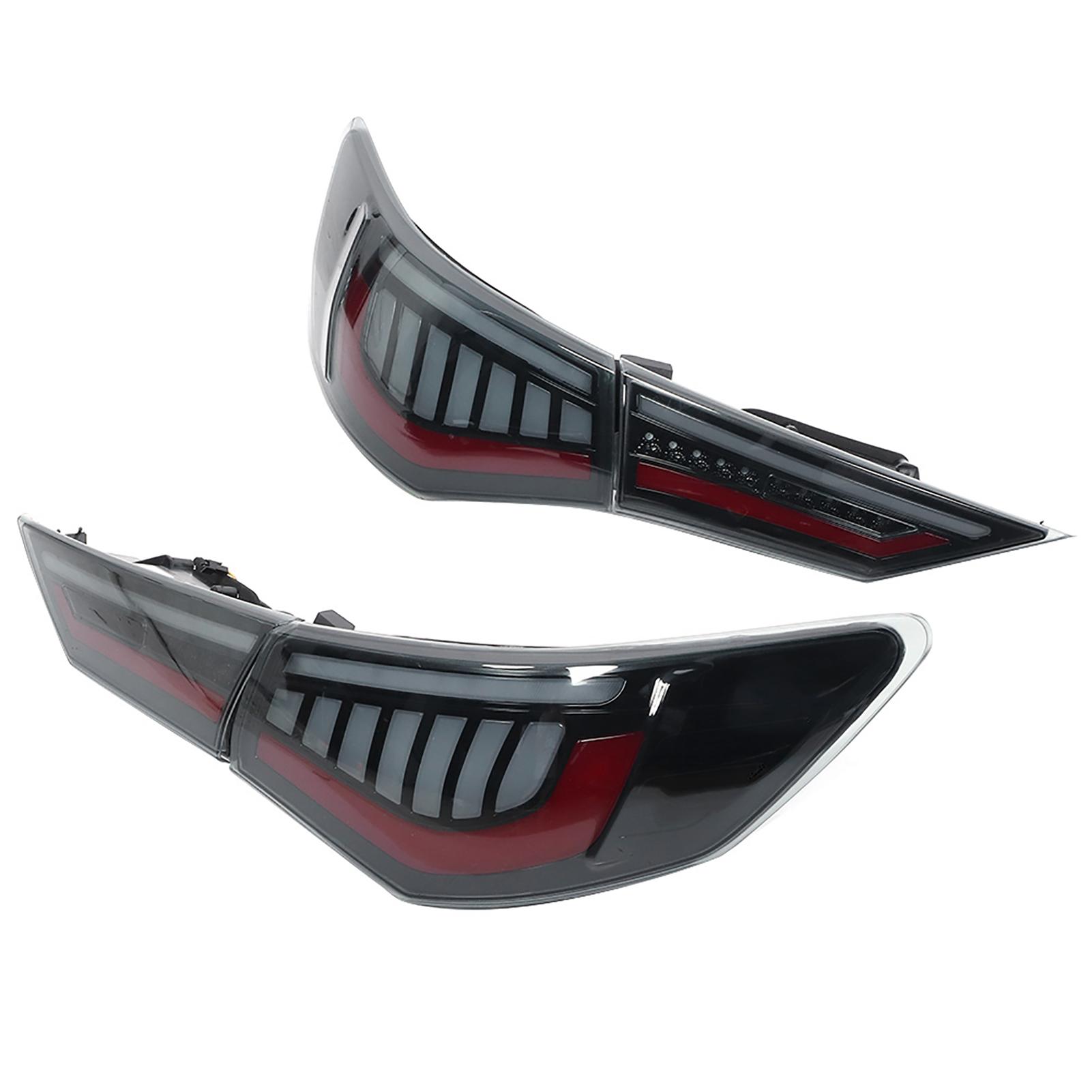 

Smoke LED Taillights Assembly Brake Light Signal Lamp Refitting Fit for Nissan Sylphy Sentra Pulsar 2019‑2021