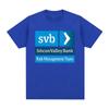 T-shirt Dipartimento Gestione del Rischio Silicon Valley Bank Unisex/Donna Estetica Harajuku Magliette Grafiche Unisex Oversize Sabbia Cotone