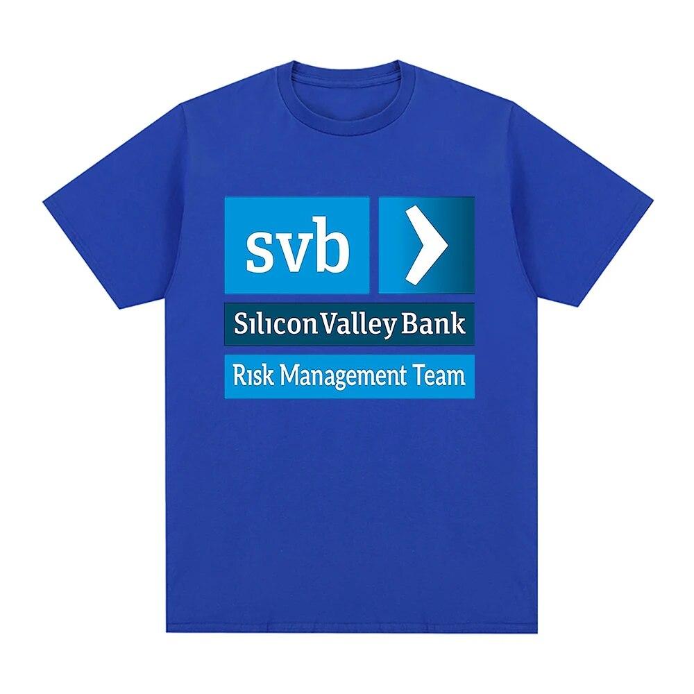 T-shirt Dipartimento Gestione del Rischio Silicon Valley Bank Unisex/Donna Estetica Harajuku Magliette Grafiche Unisex Oversize Sabbia Cotone