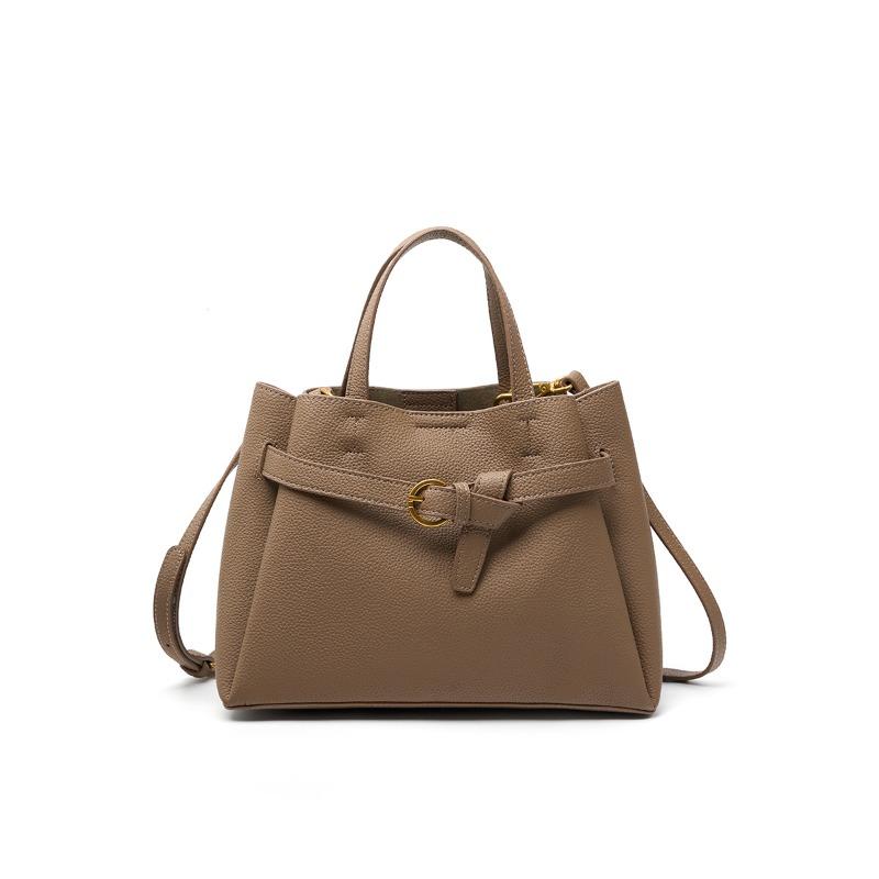 Commuter women's light luxury fashion shoulder bag bag bag leather large capacity versatile bag women's high-end handbag