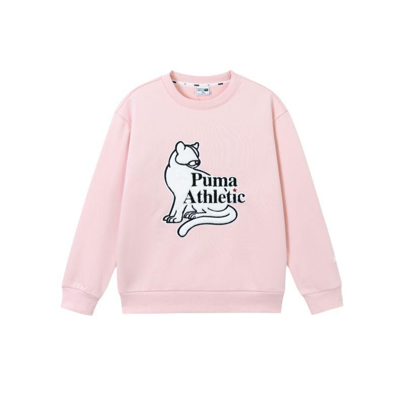 PUMA Kids Sweatshirts Crew Neck Thickened 353425121204-60301 110