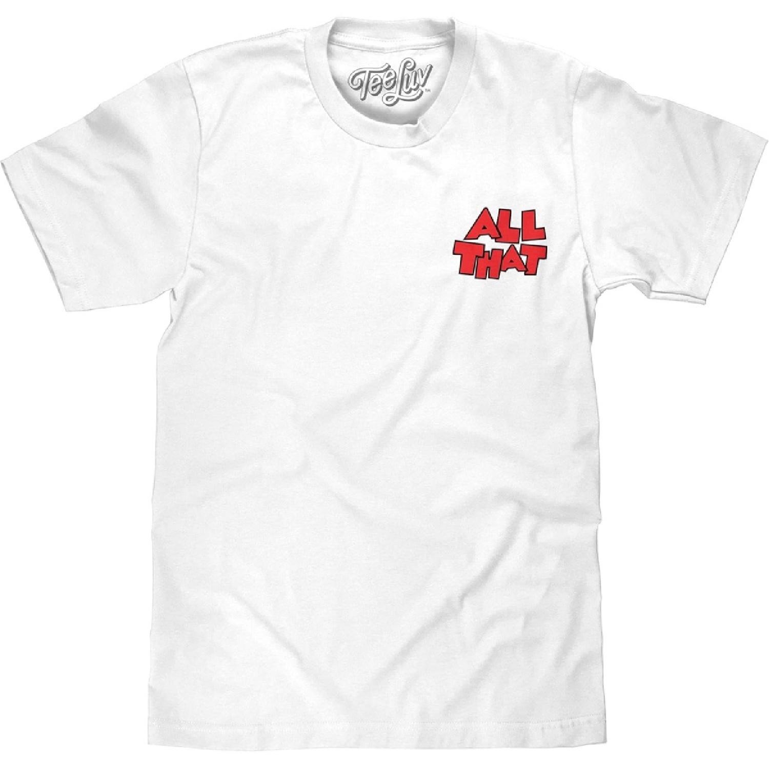 Tee Luv Men s All That 90s Shirt - Throwback TV Show Graphic T-Shirt XXXXXL белый