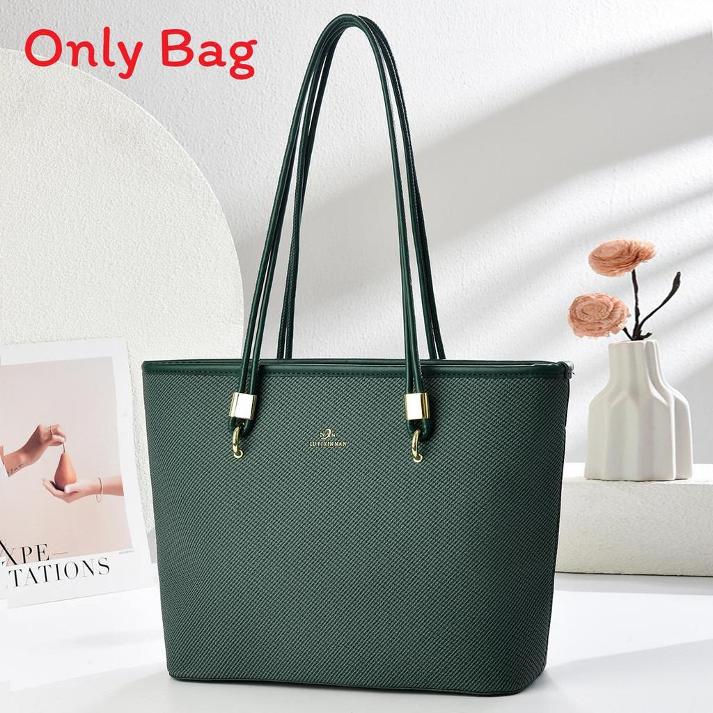 Tote Bag For Women Large Pu Handbag With Zipper Pockets For Daily Use