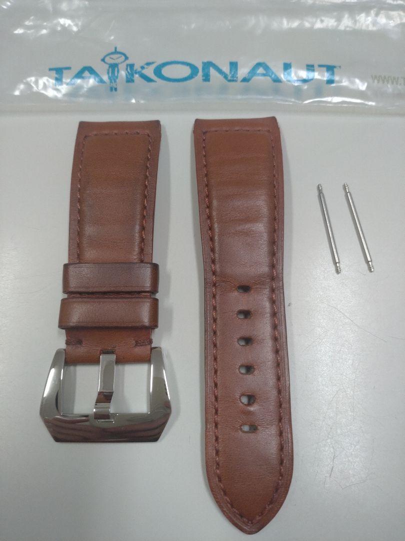 

[USED] Taikonote cowhide band, 25mm, natural leather