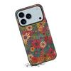For IPhone 17 Pro Max Luxury Flower Figure Leather Phone Back Case Cover for IPhone 17 17Air 17 Pro Max Shockproof Bumper Coque