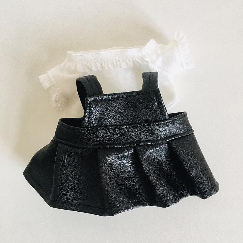 בגדי בובת קטיפה ויניל חמודה 17 ס"מ קופסה עיוורת - תליון LaBuBu שמלת אביזרים