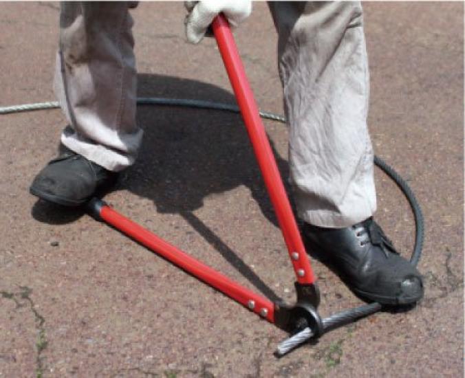 TSUNODA wire rope cutter WC-450