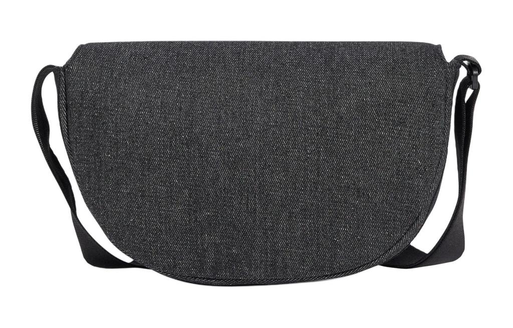 Adidas Originals Trefoil Cotton Blend With Recycled Polyester Portable Crossbody Bag, Shoulder Bag Women's Black IT7366