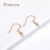 DIY Earring Jewellery Making Supplies 18K Gold Plated Ear Wire Ear Hooks Accessories Wholesale