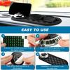Multifunction Car Anti-Slip Mat, Car Dashboard Mobile Phone Holder, Anti Slip Mat Phone Holder And Temporary Parking Number Pad - Secure Storage For