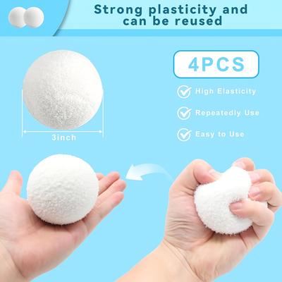 Pool Cleaning Balls, Suitable for Pool Spa Hot Tub, Reusable 3-inch Hot Tub Absorption Balls, Washable Hot Tub Oil Spa Sponges for Scale Removal