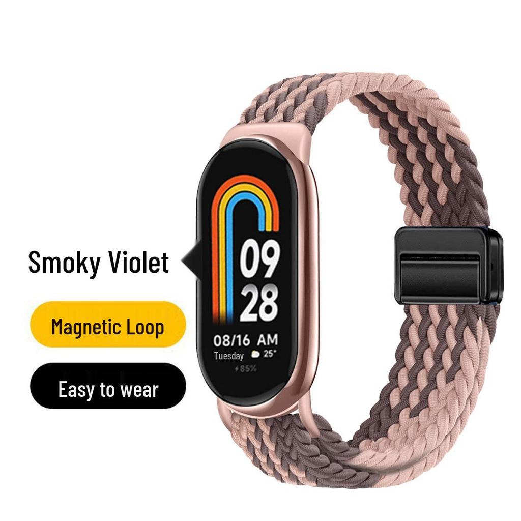 Xiaomi Band 10 Nylon Woven Strap with Built-in Magnetic Buckle, Compatible with Xiaomi 9/8.