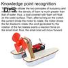 1 Set DIY Wind Powered Boat Model Kit Handmade Wooden Puzzle Hovership Building Crafts Kids STEM Educational Physics Science Experiment Toy