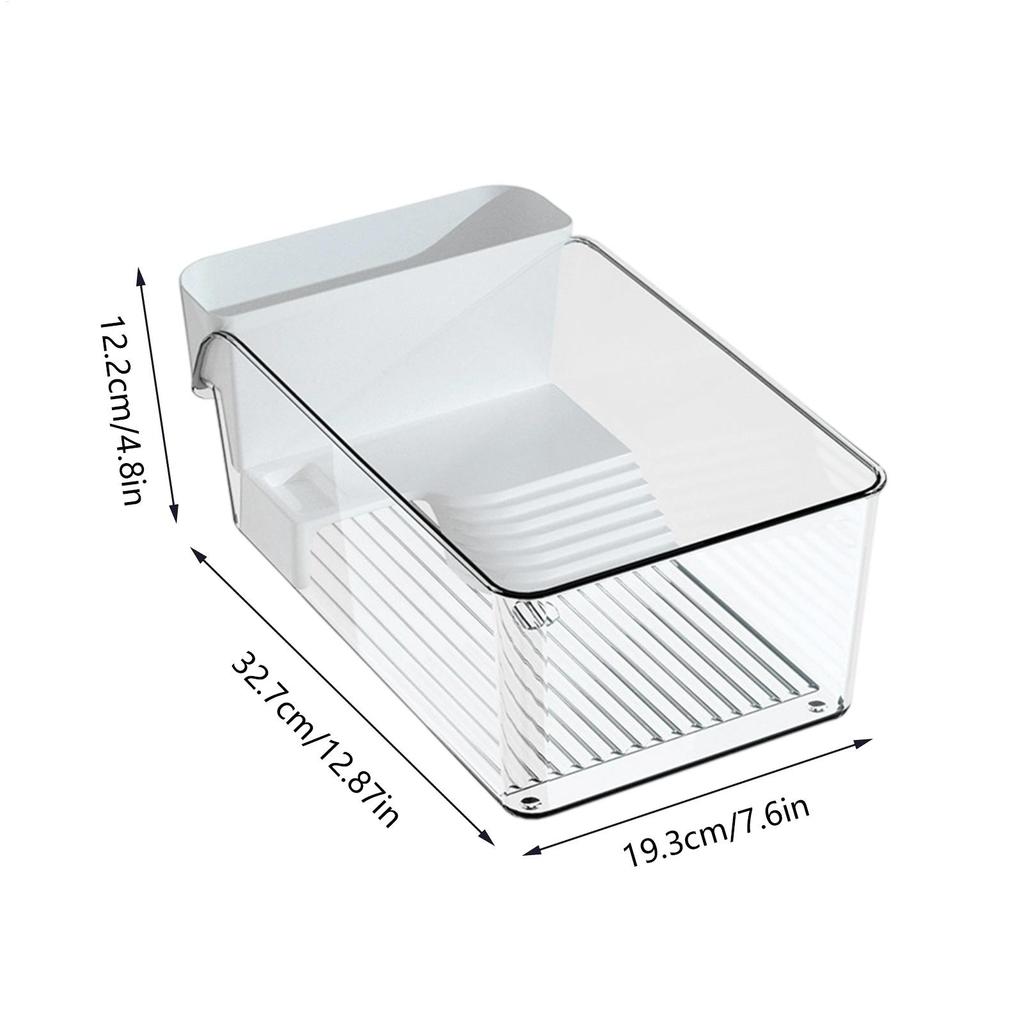 Small Turtle Tank Reptile Habitat Box Transparent Small Tortoise Breeding Box Reptile Terrarium for Reptile Crab Science Class