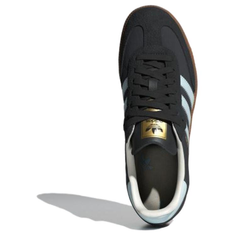 Adidas Samba OG Carbon Almost Blue Gum Women Sneakers Black Chalk-White ID0493