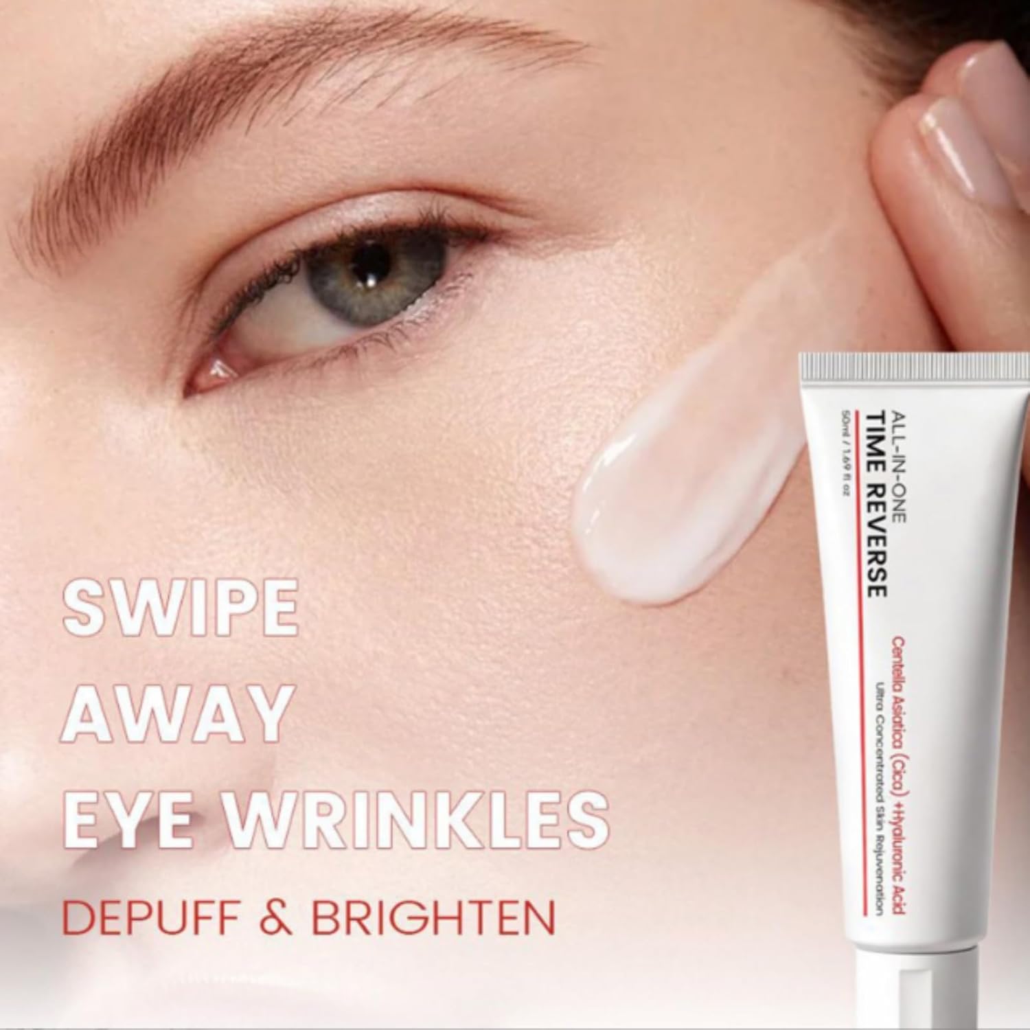 

50ml Korean Original Face Cream Koriderm+ Time Reversal All-in-One Centella Asiatica Hyaluronic Acid Whiten Anti-age Eye Cream білий