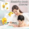 Electric Duck-shaped Bath Toy With Sucker Waterproof Water Sprinkler Tub Toy For Kids Swimming Pool Shower