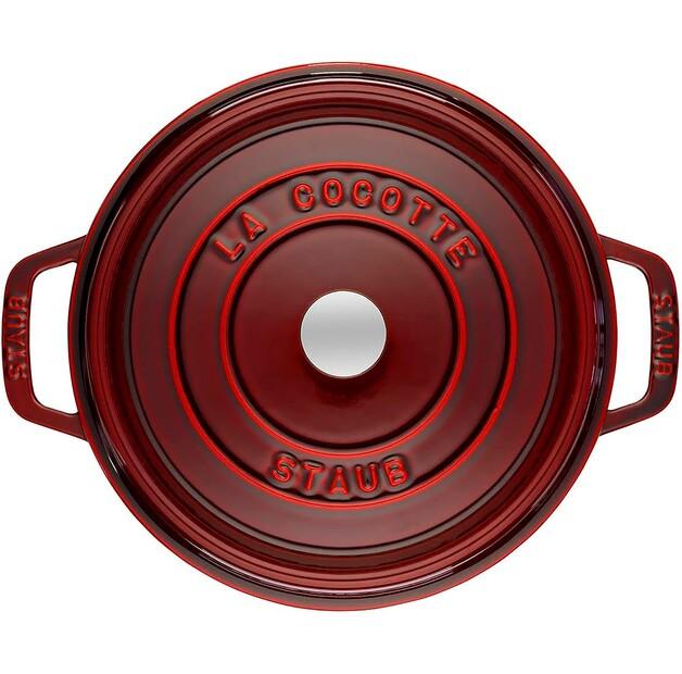 Casserole Zwilling Staub Round 22cm Grenadine 2.6l (1102287)