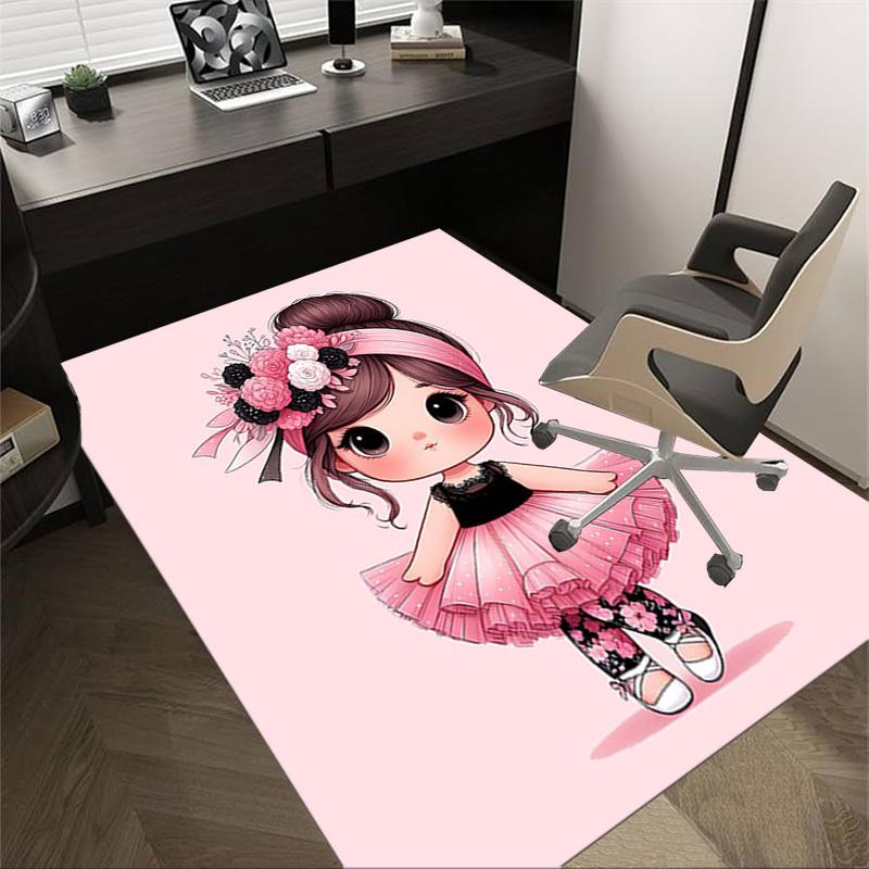 

1PC Little Fairy Anti-slip carpet, suitable for Office, bedroomand playrooms. It can also be used as a sofa footrest cover-R14 60cm by 90cm