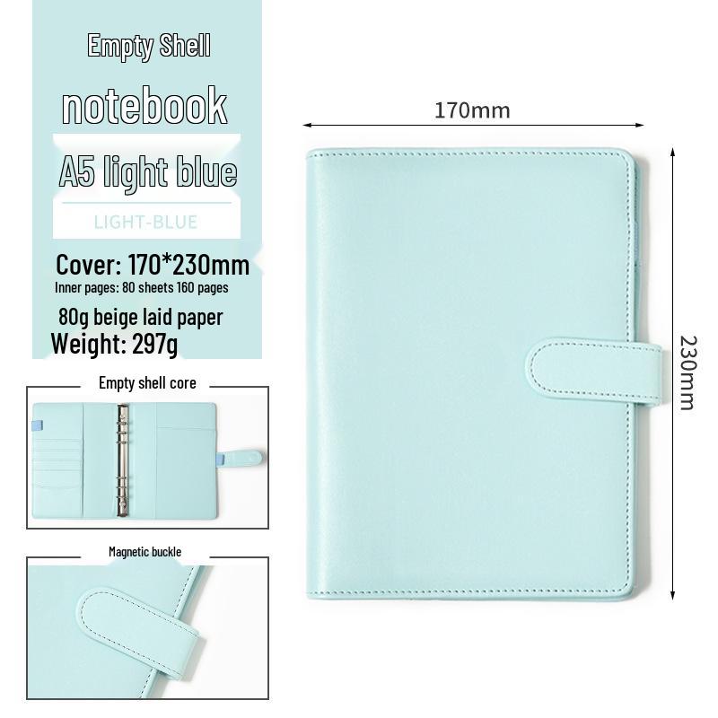 Korean-Style A6 Cute Loose-Leaf Notebook & Multifuntional Diary