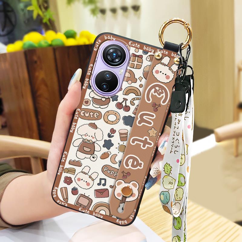 Soft case Wristband Phone Case For Blackview A200 Pro Phone Holder Anti-knock Protective Dirt-resistant Cute Shockproof