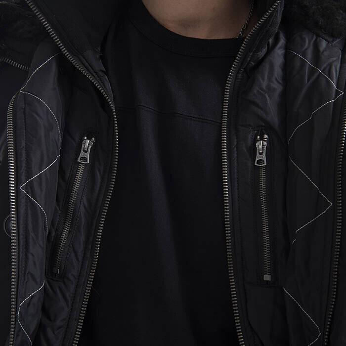 Зимняя куртка Alpha Industries PPS N3B black reflective