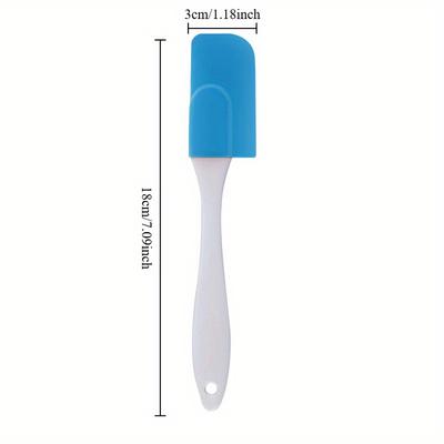 Silicone Spoon - Heat Resistant, Non Stick, Detachable Mini Scraper Suitable for Baking, Cooking, and Service
