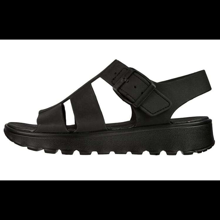Skechers Foamies Footsteps Back to Basics Vielseitige Römische Sandalen Für Damen Schwarz 111570-BBK 39