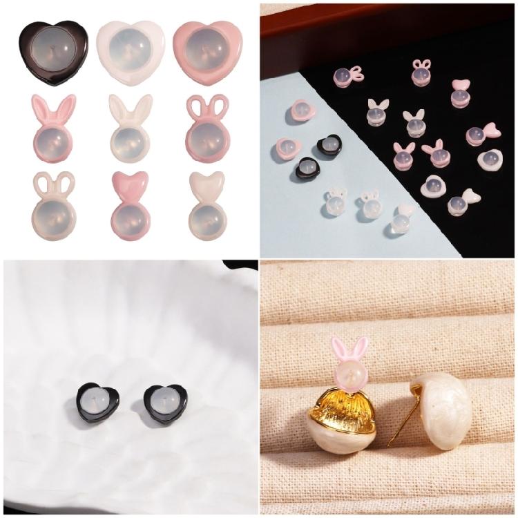4 Pieces Secure Earring Backs Replacement Convenient for Sensitive Ears Droopy Earlobes Heavy Jewelry Lift Comfort