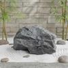 Foam Boulder Lightweight Faux Rock Rugged Surface Stone for Garden Display Gray 1