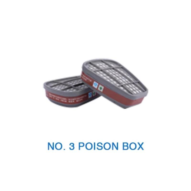 383G Atemschutzmaske Silicagel Kopfmontierte modulare Atemmaske 4 Modelle gegen chemische Industrie Sicherheitsmaske