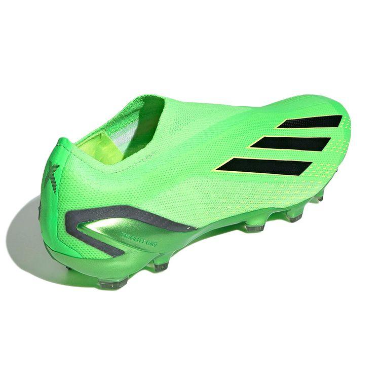Adidas X Speedportal + Round Toe Slip-On AG (Rubber Short Studs) Non-Slip Durable Football Shoes Men Football Shoes Fluorescent-Green GW8405