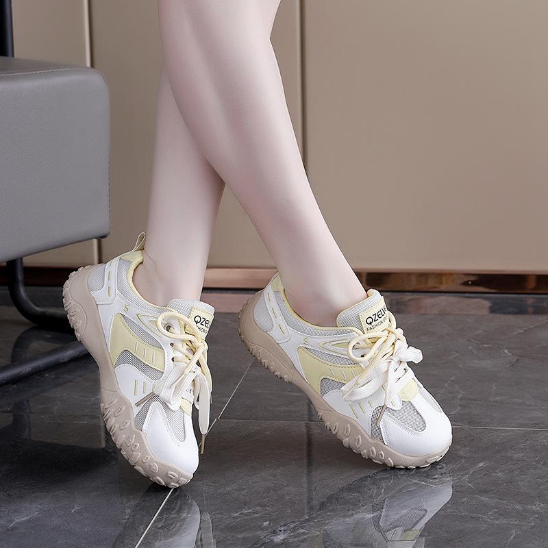 Retro platform German training shoes women's 2025 new summer mesh breathable versatile casual Forrest Gump sports shoes K06