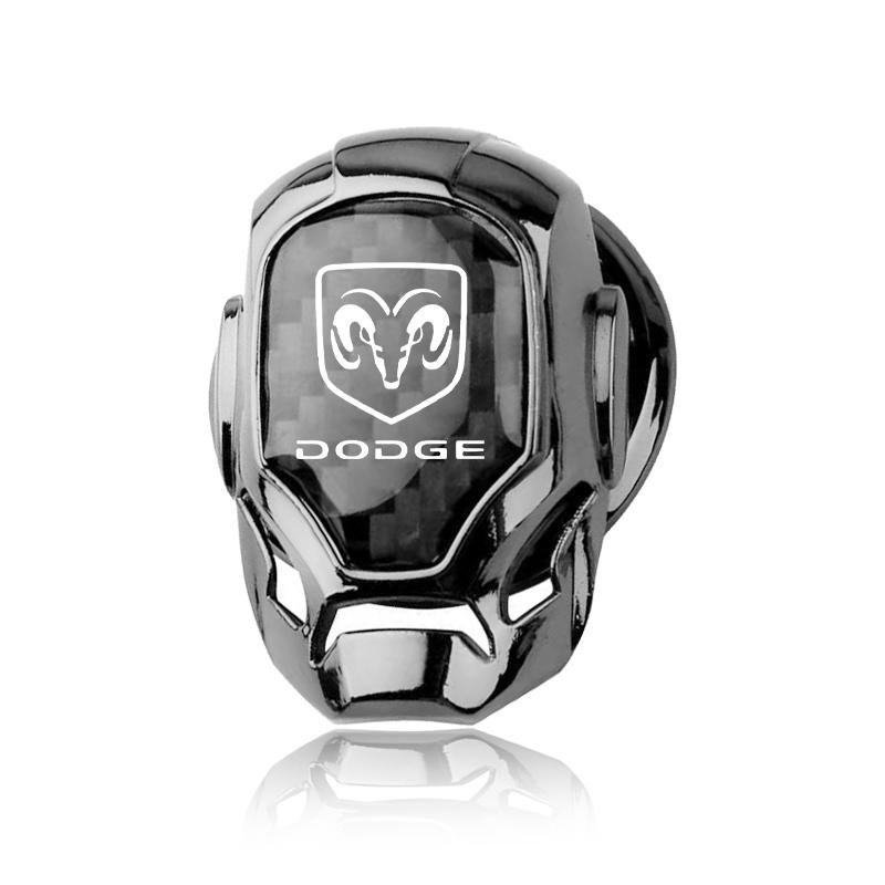 

Захисна накладка на кнопку запуску автомобіля одним натисканням, емблема-декорація для Dodge SXT Challenger Charger RAM 1500 Stratus Dart Dakota Charger Avengr Durango чорний