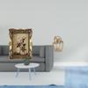 Vintage Ornate Resin Photo Frame And Abstract Couple Statue Creative Decorative Display for Tabletop