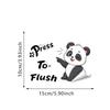Cartoon Self-Adhesive Toilet Sticker Pvc Decoration Wall Sticker Funny Waterproof Bathroom Decal Home Decor