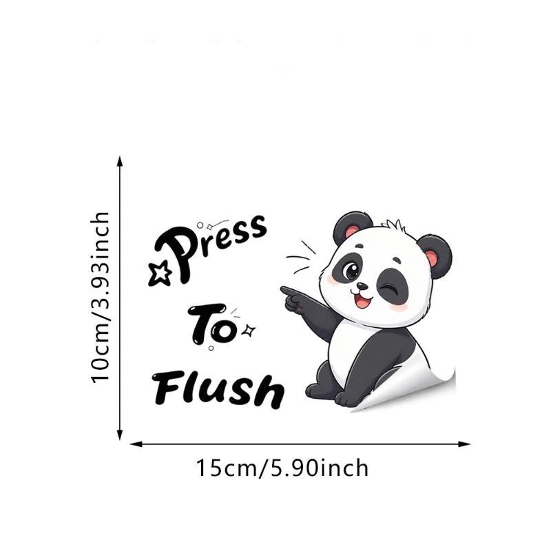 Cartoon Self-Adhesive Toilet Sticker Pvc Decoration Wall Sticker Funny Waterproof Bathroom Decal Home Decor