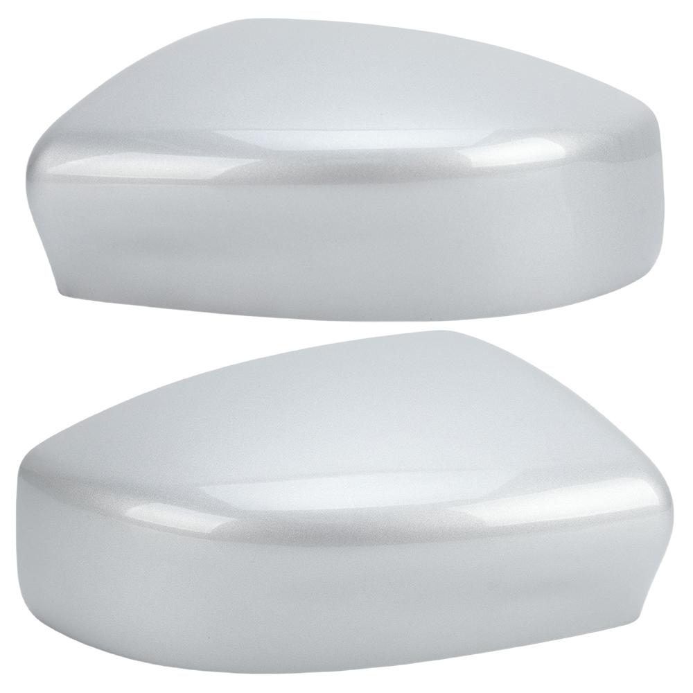 Rearview Mirror Cover Cap For Nissan Sentra 2013 2014 2015 2016- US Version Moonlight Silver With Buckle Car Accessories